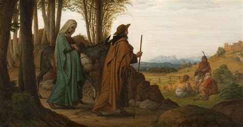 Maria Und Josef Auf Dem Wege Nach Bethlehem Clemens Sels Museum Neuss