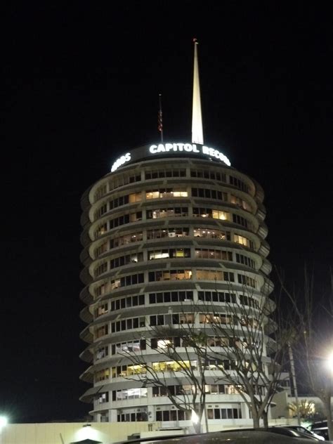 Capitol Records Tower In Hollywood At Night Jeffrey S Flickr