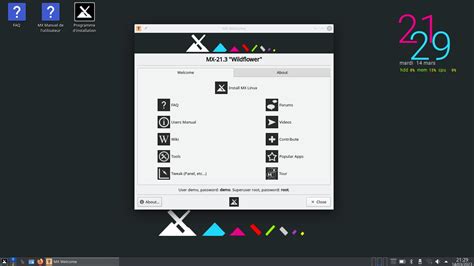 Mx Linux 213 Kde Basée Sur Debian