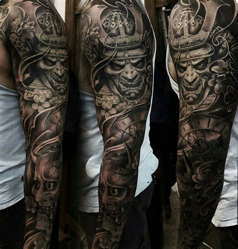 My Lord That S Detailed Full Sleeve Tattoos Warrior Tattoo Sleeve