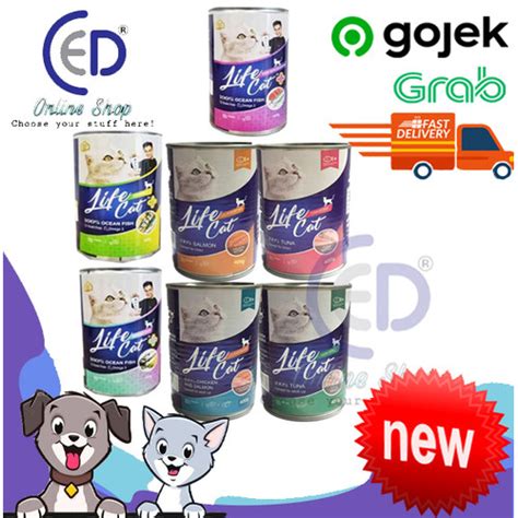 Promo Makanan Kucing Kaleng Life Cat Adult Kitten 400gr All Varian