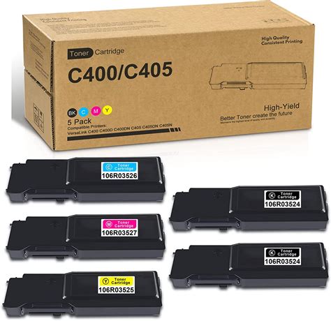 Amazon VersaLink C400 C405 Extra High Toner Cartridge 5 Pack