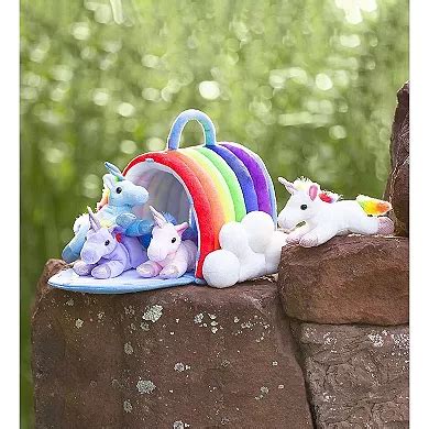 Plush Rainbow Unicorn Play Set