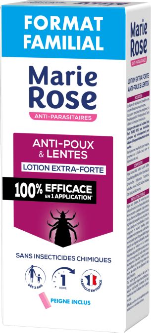 Lotion Anti Poux Lentes Extra Forte Marie Rose