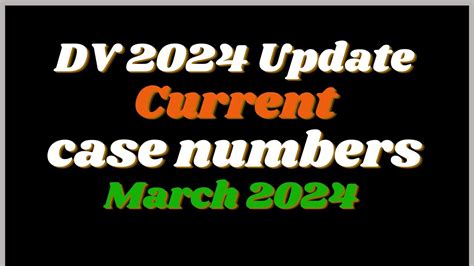 DV Lottery 2024 Cut Off Numbers March 2024 Current Case Numbers YouTube