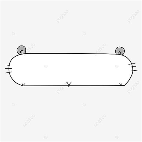 Dialog Border Hd Transparent Cartoon Mouse Border Dialog Hand Drawn