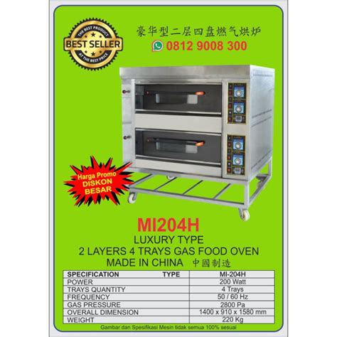 Jual Oven Pemanggang Makanan Decks Loyang Gas Food Oven Layers