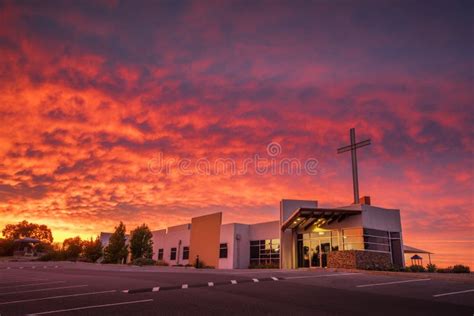 Church Sunrise Stock Image Image Of Church Prayer Creation 73015037