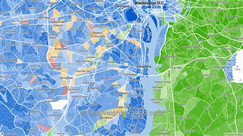 Race Map for Alexandria, VA and Racial Diversity Data ...