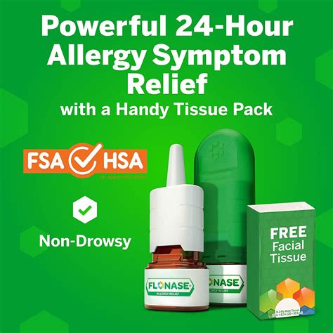 Flonase Allergy Relief Nasal Spray 24 Hour Non Drowsy Allergy