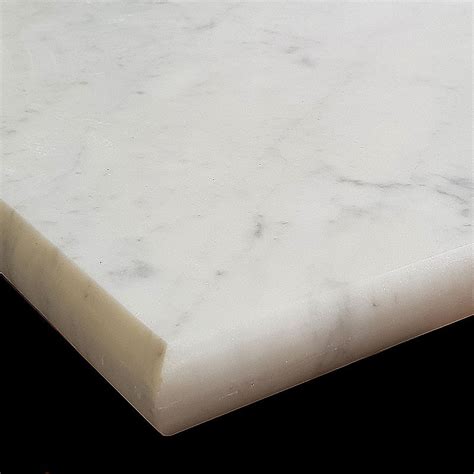 Carrara Honed Bullnose Step Tread Marble Size X X