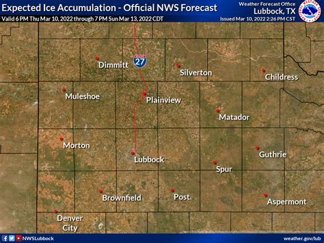 NWS Lubbock Probabilistic Winter Precipitation Forecast