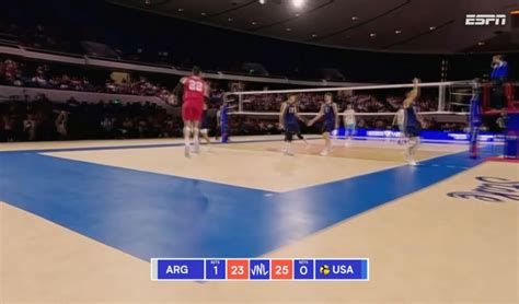 Voleyball Nations League Argentina Vs Estados Unidos En Vivo