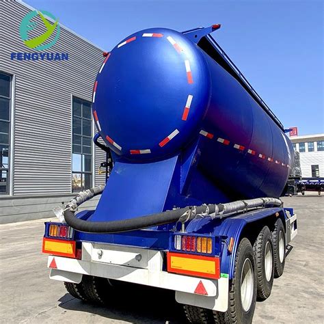 Three Axle 40 50 Cbm Bottom Discharge Unloading Bulk Cement Fly Ash