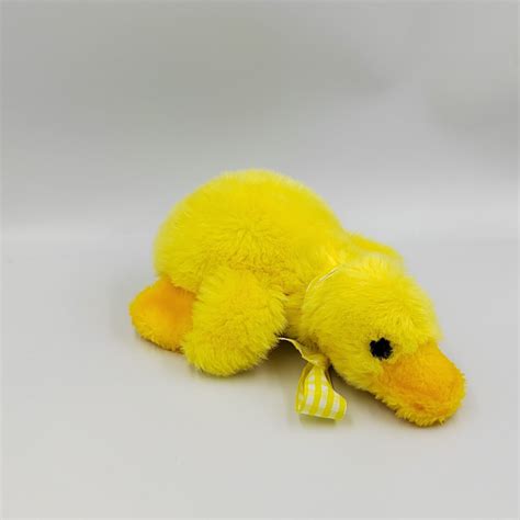 Doudou Peluche Canard Jaune L Dake