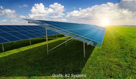 Neues Montagesystem F R Photovoltaik Freifl Chenanlagen Von K Systems