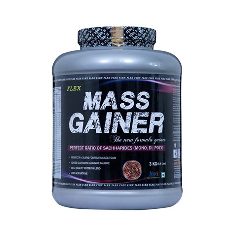 Flex Mass Gainer The New Formula Gainer Packaging Size 3 Kg At Rs