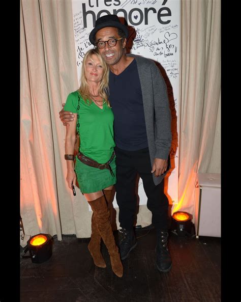 Photo Yannick Noah et son épouse Isabelle lors de la soirée d