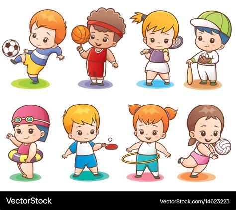 Sport Character Royalty Free Vector Image Vectorstock