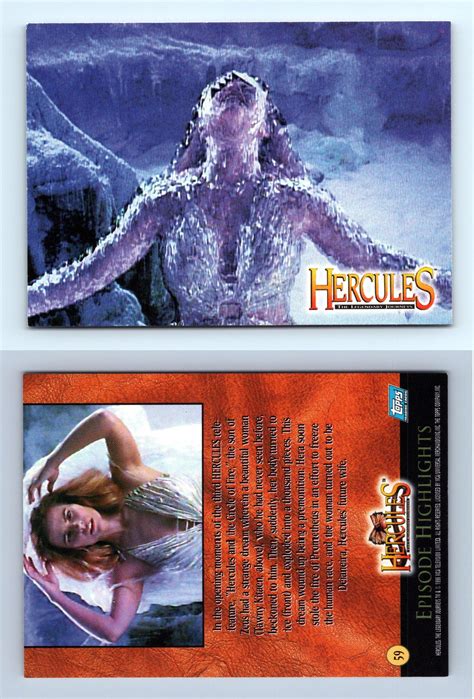 Frozen Deianeira 59 Hercules The Legendary Journeys 1996 Topps Trading