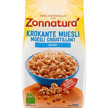 Zonnatura Knusper Müsli natur Bio 375g Holland Supermarkt