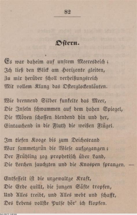 Deutsches Textarchiv Storm Theodor Gedichte Kiel