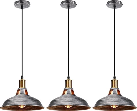 Idegu Pack Suspension Luminaire Industrielle R Tro Lustre Suspension