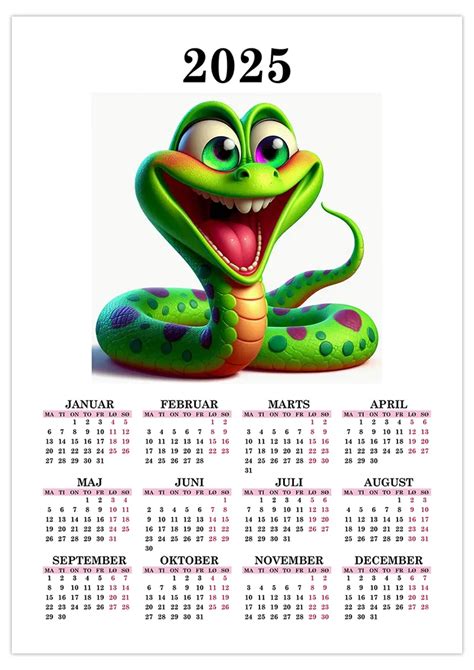 Kalender 2025 print A4 – kalenderdk.su