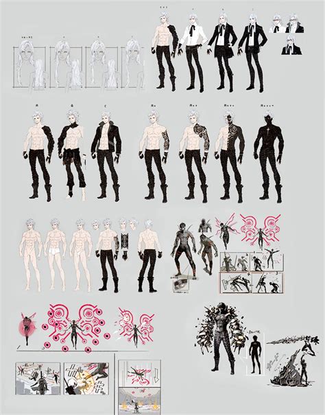 Adam & Eve character concept art from NieR:Automata #art #artwork # ...