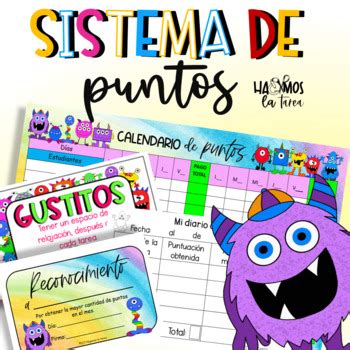 Sistema De Puntos By Hagamos La Tarea Teachers Pay Teachers