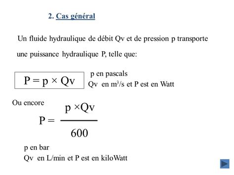 Ntroduire 96 imagen formule débit hydraulique fr thptnganamst edu vn