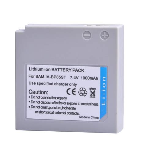 IA BP85ST 1000mAh Li Ion 7 4V neoriginální baterie pro kamery Samsung