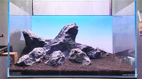 Part 2 Hardscaping Vivaria Optic Clear 60 Iwagumi Style YouTube