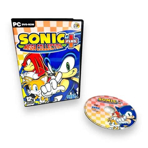 SONIC MEGA COLLECTION Plus PC DVD Windows 2006 TWENTY Classic Arcade