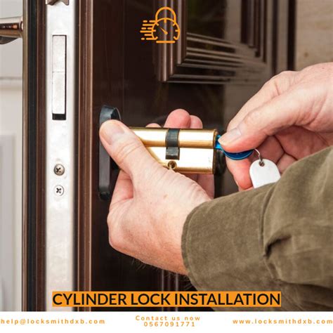 Cylinder Lock Installation - 0567091771 - Locksmith dxb - 24/7