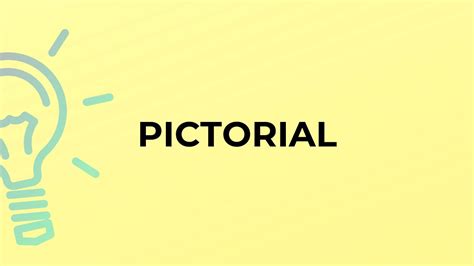 What Is The Meaning Of The Word PICTORIAL YouTube