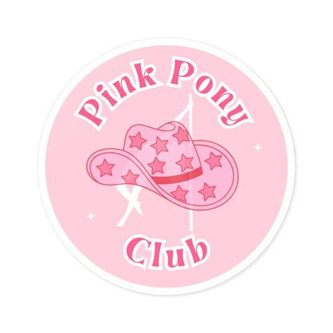 Chappell Roan Pink Pony Club Sticker Etsy Canada In Pony Club