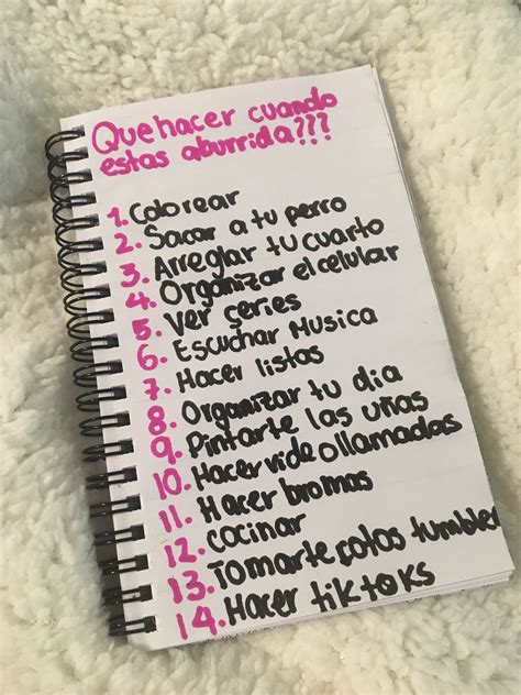 Lista de aburrimiento en 2023 Cosas que hacer en una pijamada Qué