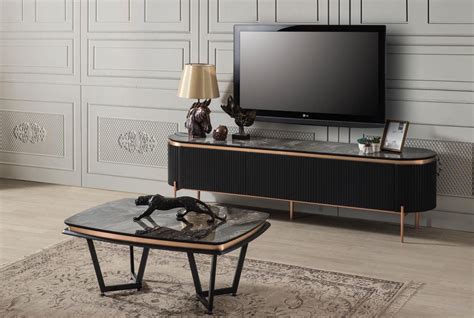 Casa Padrino Luxury Coffee Table Black Copper X X H Cm