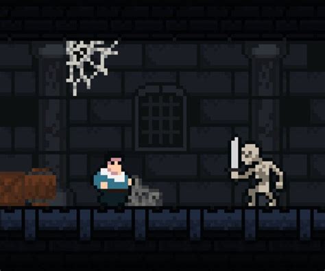 Artstation 16x16 Dungeon Pixel Art Platformer Game Assets