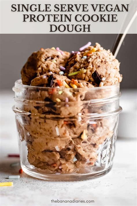 Edible Healthy Cookie Dough Protein Packed The Banana Diaries