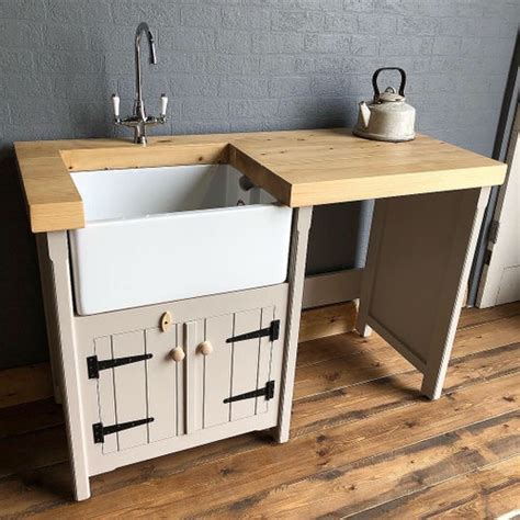 Baby Belfast Butler Sink Unit With One Appliance Gap Chunky Etsy Uk