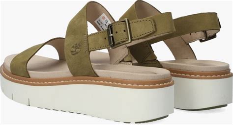 Groene Timberland Sandalen Safari Dawn 2 Band Omoda