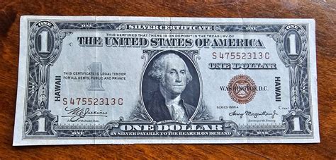 186 One Dollar Silver Certificate Series 1935 A 41909