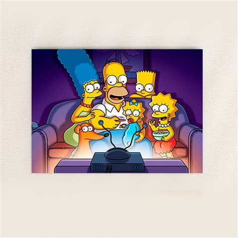 Placa Decorativa Os Simpsons Inspiradesivos