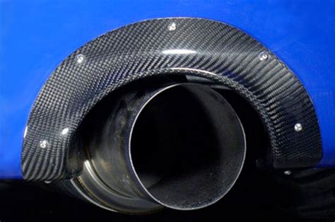 Carbon Fiber Exhaust Heat Shield For Usdm Rear Bumper For Evo 8 9