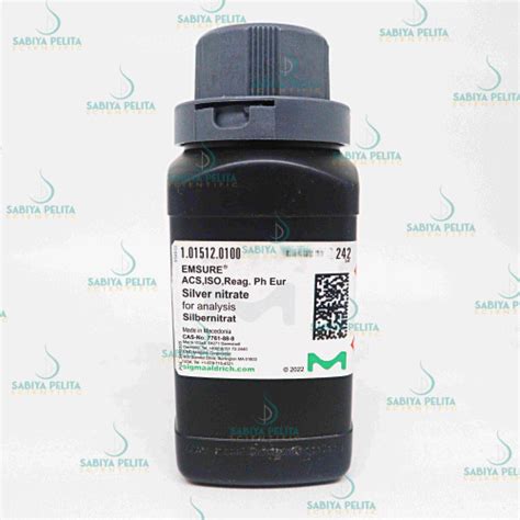 Jual Silver Nitrate AgNO3 MERCK 1 01512 0100 Cap 100 Gram Kota