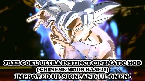 Free Goku Ultra Instinct Cinematic Moveset And Skills Chinese Mods Based Dragon Ball Xenoverse 2