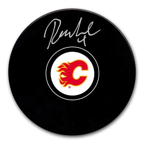 Rasmus Andersson Calgary Flames Autographed Puck Nhl Auctions