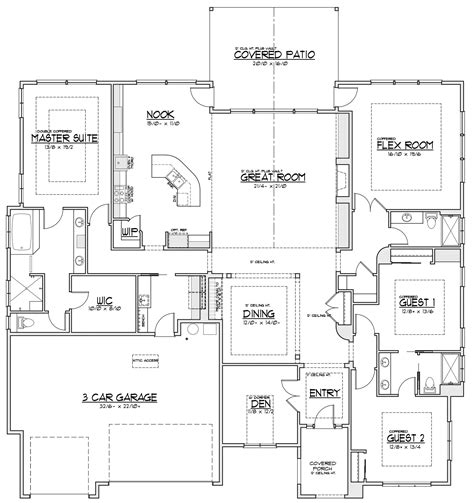 Rambler Floor Plans With Basement Eplans Craftsman House Plan